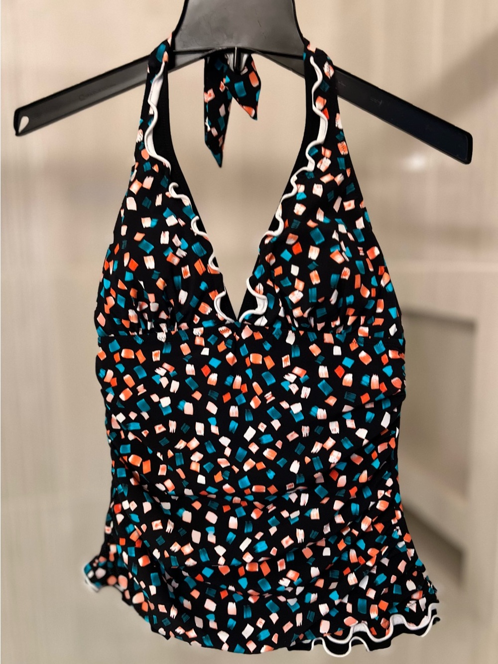 Profile by Gottex Two Piece Swimsuit Tankini Set Halter Top Bottoms NWT